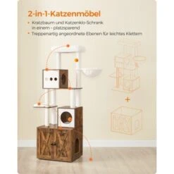 FEANDREA Kratzbaum 185cm Mit Katzenklo-Schrank Vintagebraun Braun -Geschäft Für Katzenbedarf 1fb368bc8bf0e694ec4c2a46b77c099a8b9e3c58 1666851 de DE 648943dfb48fa5478cd15011a659a64224f4aae54j3g0e