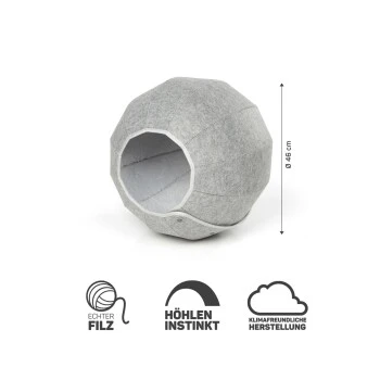 Canadian Cat Company Katzenhöhle In Kugelform S 9 Canadian Cat Company Katzenhöhle In Kugelform S – Bild 7