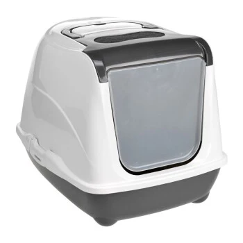 AniOne Katzentoilette Flip Cat S Dunkelgrau 3 AniOne Katzentoilette Flip Cat S Dunkelgrau