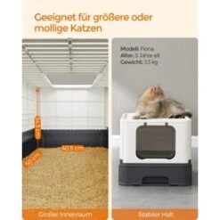 FEANDREA Katzentoilette, Mit Deckel Schwarz -Geschäft Für Katzenbedarf 6c21a487bee4d26f21627677ab7423c275b0f596 1665868 de DE bf85fd088ee12933c216fb6b4954d16f09ba1a45MkGS0J