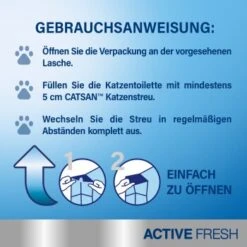 CATSAN Active Fresh Klumpstreu 8 L -Geschäft Für Katzenbedarf 76f4d4c832f1bb548aee3a571afb8b9a505bce8e 1276805 5