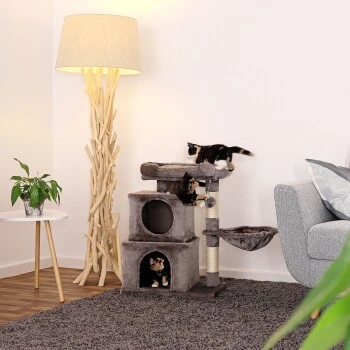 Lionto Kratzbaum 70 Cm Dunkelgrau 5 Lionto Kratzbaum 70 Cm Dunkelgrau – Bild 3