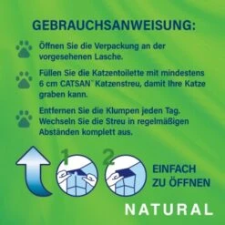 CATSAN Natural Klumpstreu 20 L -Geschäft Für Katzenbedarf 9c171fa416f207ba467dae3947ac3bad4a891b9d 1390515 3