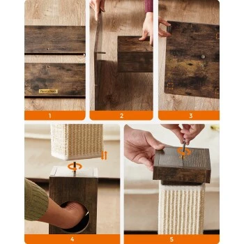 FEANDREA Katzenkratzbaum Kratzsäule 73cm 6 FEANDREA Katzenkratzbaum Kratzsäule 73cm – Bild 4