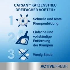CATSAN Active Fresh Klumpstreu 8 L -Geschäft Für Katzenbedarf a73368db549fd9b09b626975c4baa97d4ec4c8b3 1276805 3