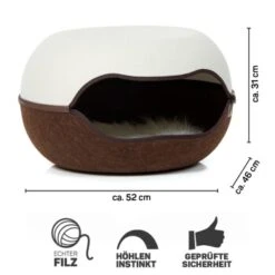 Canadian Cat Company Filz Katzennest 2.0 Weiß -Geschäft Für Katzenbedarf a92e79a6565c50f37bc435bd198c7f82e59b1d32 1412670 de DE 5965926908f899951e9568f9c66ae452daa472ddkNrUrB