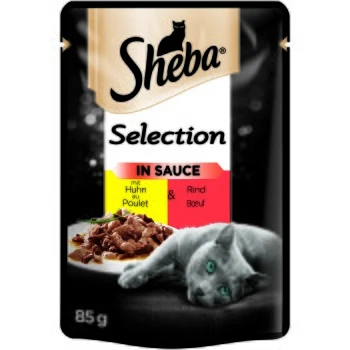 Sheba Portionsbeutel Selection In Sauce Mit Huhn Und Rind 24 X 85g 3 Sheba Portionsbeutel Selection In Sauce Mit Huhn Und Rind 24 X 85g