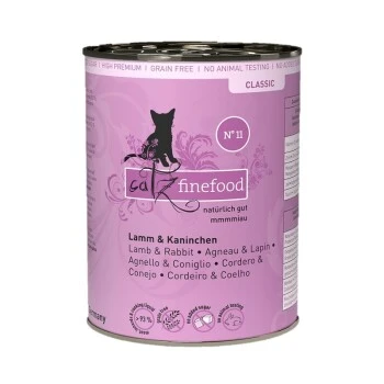 Catz Finefood 6x400g No. 11 Lamm & Kaninchen 3 Catz Finefood 6x400g No. 11 Lamm & Kaninchen