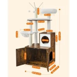 FEANDREA Kratzbaum Mit Katzentoilette Braun Braun -Geschäft Für Katzenbedarf d50d450fc1e10f13a9603e4b6fa5efb27058367a 1483588 de DE e8ebd17f283e8ea5a5b5322b4bc3d926e00fd49aDJoCZv