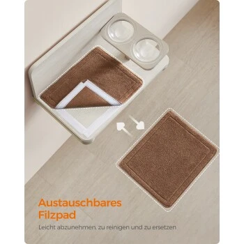 FEANDREA Clickat Katzen-Futterstation Erhöht 6 FEANDREA Clickat Katzen-Futterstation Erhöht – Bild 4