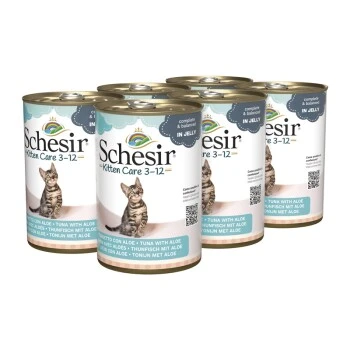 Schesir Kitten Thunfisch Aloe 6x140g 3 Schesir Kitten Thunfisch Aloe 6x140g
