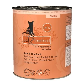 Catz Finefood 6x800g No. 25 Huhn & Thunfisch 3 Catz Finefood 6x800g No. 25 Huhn & Thunfisch