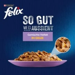 Felix So Gut Wie Es Aussieht 120x85g Gemischte Vielfalt In Gelee -Geschäft Für Katzenbedarf e7793260dd590430e8858f7cc403834a6e72c36d cec0c75388d53814bc555e346c22872db6608a21
