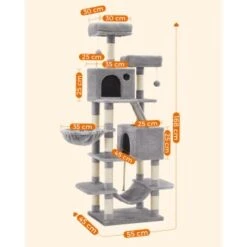 FEANDREA Katzenbaum 168cm Rauchgrau Hellgrau 12 FEANDREA Katzenbaum 168cm Rauchgrau Hellgrau -Geschäft Für Katzenbedarf f6718a8a00fe387457d50a84a93b6303a806178c 1483584 de DE 15026617bff5b7c7fb5763733b428eb396153586Q3isT2