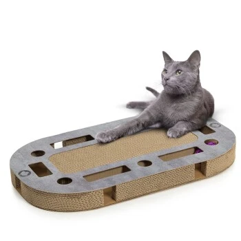 Canadian Cat Company Katzenspielplatz PlayPlate L Hellgrau 6 Canadian Cat Company Katzenspielplatz PlayPlate L Hellgrau – Bild 4