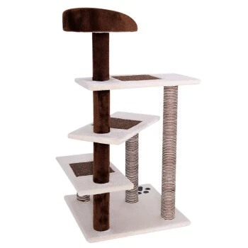 Lionto Kratzbaum, Höhe 100 Cm Beige 8 Lionto Kratzbaum, Höhe 100 Cm Beige – Bild 6